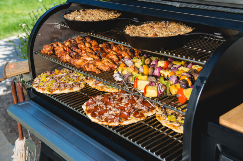 Cuisson plats barbecue pellets