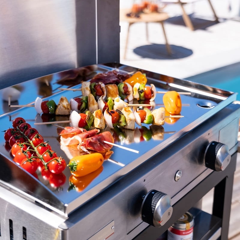 Brochettes sur plancha Inox Le Marquier