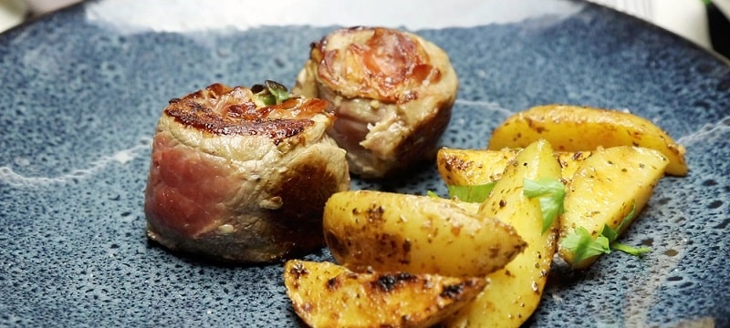 Piccatas de veau et potatoes - Plancha Le Marquier